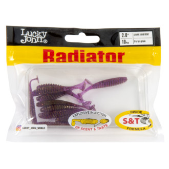 Gumová nástraha Lucky John Radiator 2,0" 10ks Purple Plum