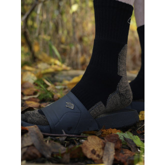Ponožky Giants Fishing Thermo+ Merino Socks Black/Brown