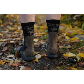 Ponožky Giants Fishing Thermo+ Merino Socks Black/Brown