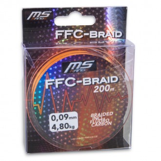 Šňůra MS Range FFC-Braid 200m oranžová