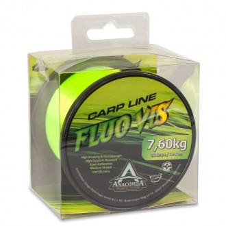 Vlasec Anaconda Fluo Vis zelený 1200m