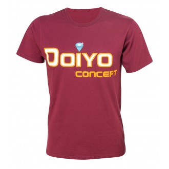 Doiyo tričko Logo S bordó
