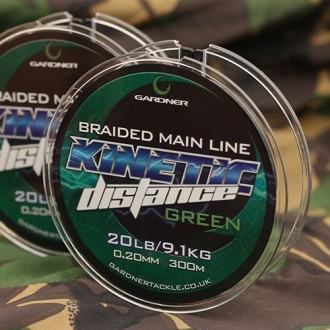 Splétaná šňůra Gardner Kinetic Distance Braid 0,20mm 300m