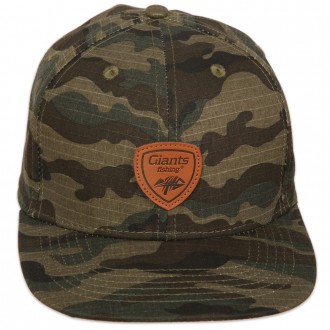 Kšiltovka Giants Fishing Flat Cap Full Camo