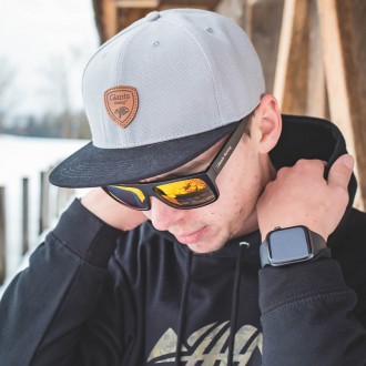 Kšiltovka Giants Fishing Flat Cap Grey/Black