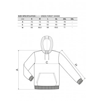 Mikina Carpstyle Green Forest Hoodie SK
