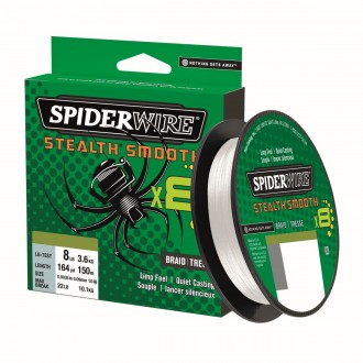 Šňůřa Spiderwire Stealth Smooth8 průhledná 150m