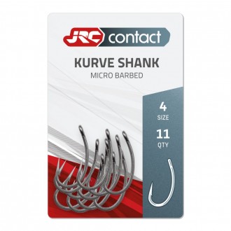 Háček JRC Kurve Shank Carp Hook 11ks