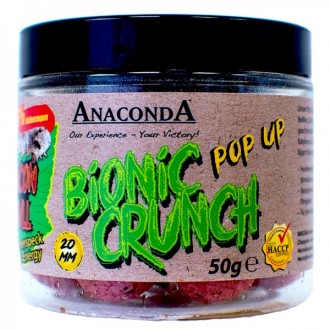 Pop up boilie Anaconda Bionic Crunch Chesse Onion 20mm 50g