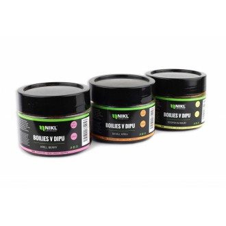Boilies v dipu Karel Nikl 18+20mm 250g