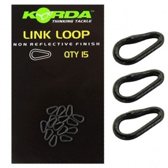 Drátěná slza Korda Link Loop 15ks