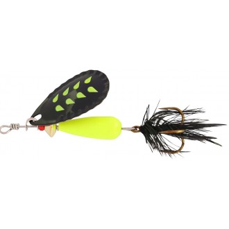 Třpytka Abu Garcia Droppen Fluo Chart. Black/Black Feather