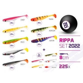 Sada nástrah BOMB Rippa barvy 2022 8cm / 225ks 8cm