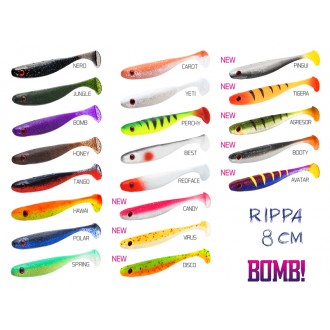 Umělá nástraha BOMB! Rippa / 5ks 8cm/PINGUI