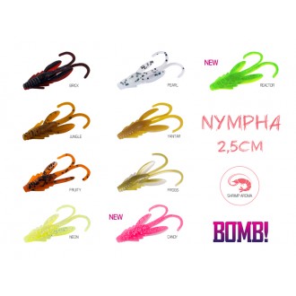 Umělá nástraha BOMB! Nympha / 10ks 2,5cm/REACTOR