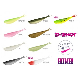 Umělá nástraha BOMB! D-SHOT / 5ks 10,5 cm/PERCHY