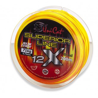 Šňůra Uni Cat 12 X Superior Line 200m