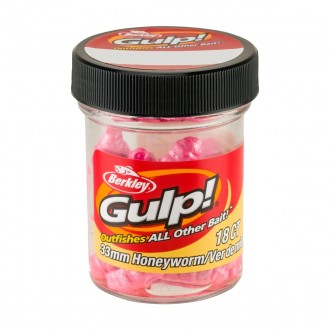 GULP! HONEY WORM 3,3CM BUBBLE GUM
