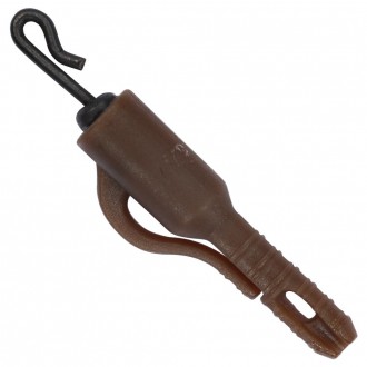Závěs na boční olovo Giants Fishing Swivel Lead Clips Brown 5ks