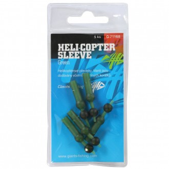 Systém na montáž Giants Fishing Heli-Copter Sleeve Green 5ks