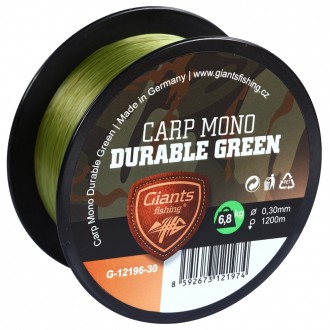 Vlasec Giants Fishing Carp Mono Durable Green 1200m
