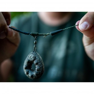 Závěs na boční olovo Giants Fishing Swivel Lead Clips Green 5ks