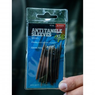 Převleky proti zamotání Giants Fishing Anti-Tangle Sleeves Brown 10ks