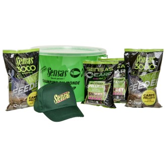Akční kbelík krmení Sensas 3000 Method Feeder Pellets (feeder pelety)