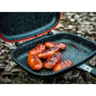 Akční set Pánev na vaření Eazi Pan Medium + Nerezový thermo hrnek 400ml Giants Fishing