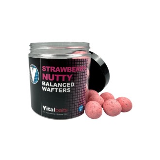 Boilies Vitalbaits Wafters Strawberry Nutty 100g