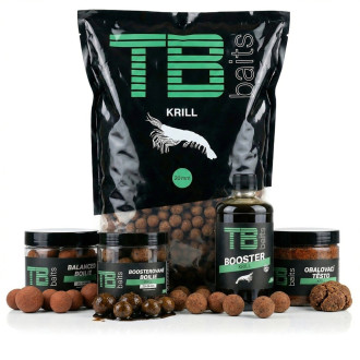 Boosterované Boilie TB Baits Krill 20-24mm 120g