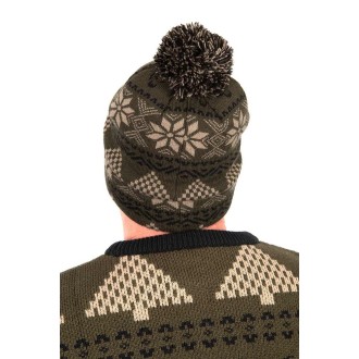 Čepice Fox Festive Bobble Hat