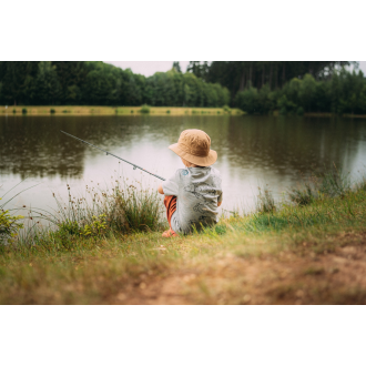Dětské tričko Giants Fishing šedé Kapřík
