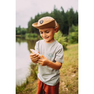Dětské tričko Giants Fishing šedé Kapřík