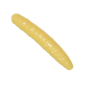 Gumová nástraha Revol Baits Larva příchuť česnek-sýr 50mm 10ks