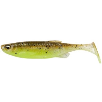Gumová nástraha Savage Gear Fat Minnow T-Tail Bulk Green Pearl Yellow