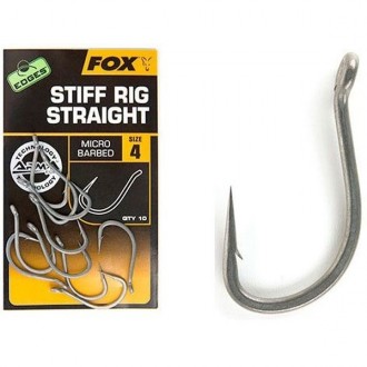 Háčky Fox Edges Armapoint Stiff Rig Straight 10ks