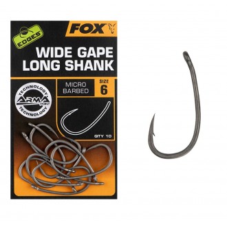 Háčky Fox Edges Armapoint Super Wide Gape Long Shank