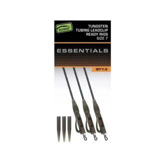 Hotová montáž Fox Edges Tungsten Tubing Lead Clip Ready Rig vel.7 3ks