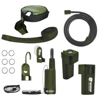 Kanystr se sprchou Holdcarp Rechargeable Camping Shower 25L