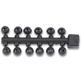 Korálky Anaconda Tapered Bore Beads 6mm 24ks