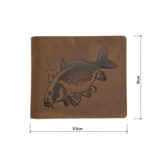 Kožená peněženka Delphin Carp Classic