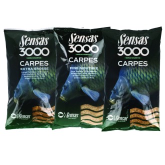 Krmítková směs Sensas 3000 Carpes 1kg