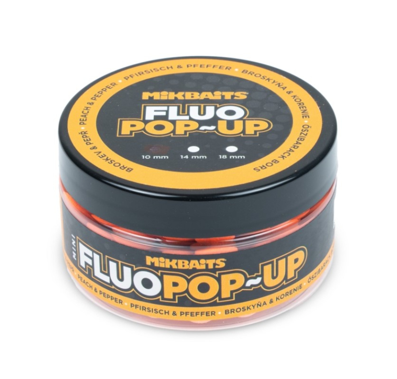 Mini Pop-Up fluo boilie Mikbaits 10mm 100ml