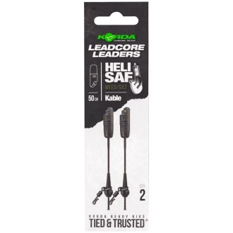 Montáž Korda Kable Leadcore Leader Heli Safe 50cm