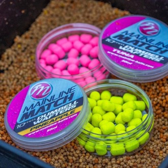Nástraha Mainline Match Dumbell Wafters Yellow - Pineapple 10mm