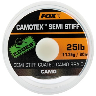 Návazcová šňůrka Fox EDGES™ Camotex Semi-Stiff 20m