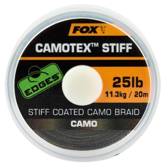 Návazcová šňůrka Fox EDGES™ Camotex Stiff 20m