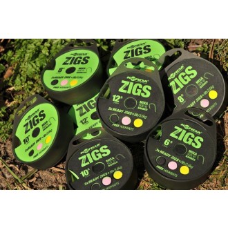 Návazec Korda Ready Zigs Barbless 3ks