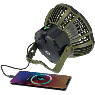 Ventilátor, světlo a powerbanka NGT 3v1